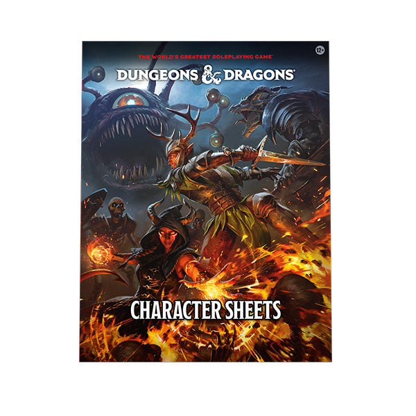 DUNGEONS & DRAGONS 2024 CHARACTER SHEETS PRE ORDER 17/09/24 Ed's