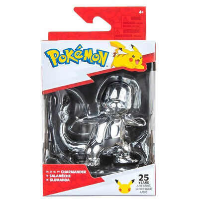 POKEMON 25TH ANNIVERSARY SILVER FIGURE CHARANDER