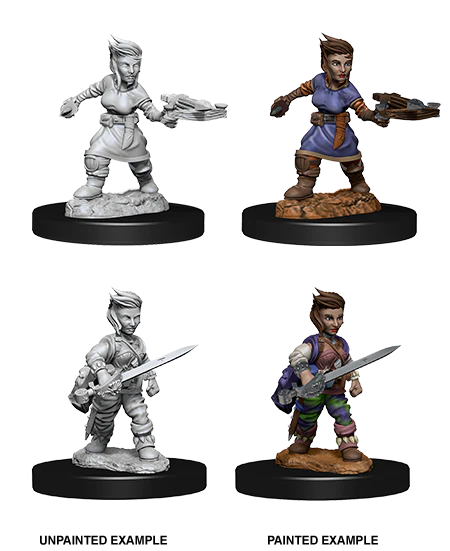 PATHFINDER BATTLES DEEP CUTS FEMALE HALFLING ROGUE MINIATURES